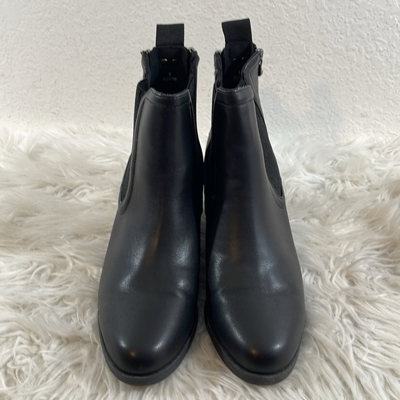 Blowfish Malibu Praline Wedge Vegan Booties Boots Black Size 9 NEW - Picture 3 of 16